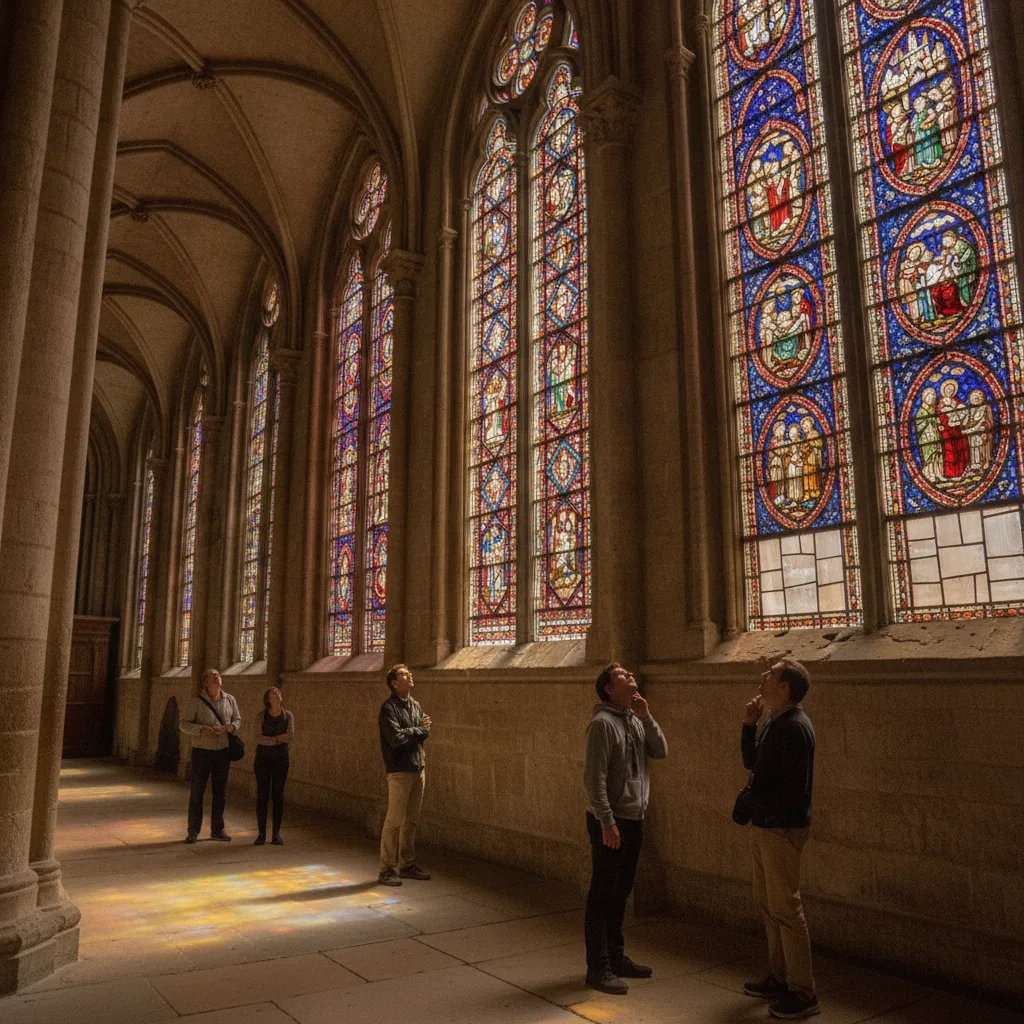 cathédrale Chartres vitraux histoire