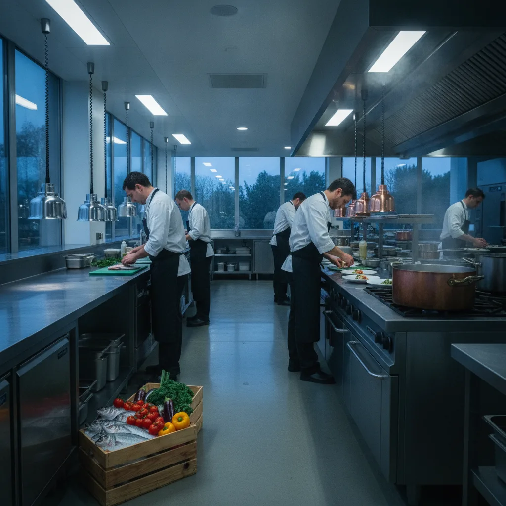 Dans les coulisses d'une cuisine de restaurant étoilé - coulisses cuisine restaurant etoile