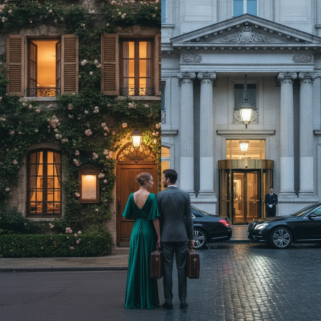 Hôtel de charme vs palace, différences et choix 2026 - hotel charme vs palace differences