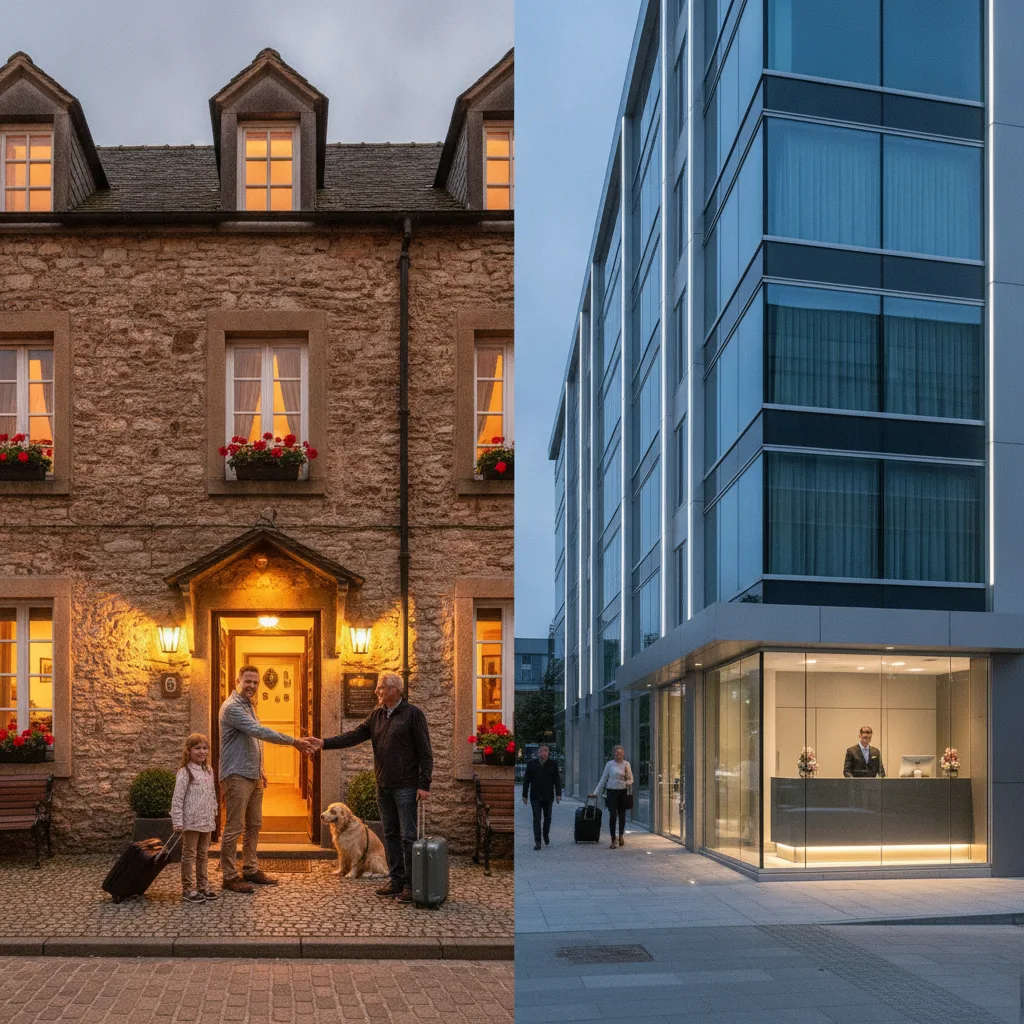 Hôtel familial indépendant vs chaîne, que choisir en 2026 - hotel familial independant vs chaine