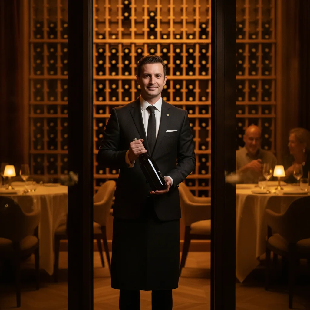 métier sommelier restaurant étoilé