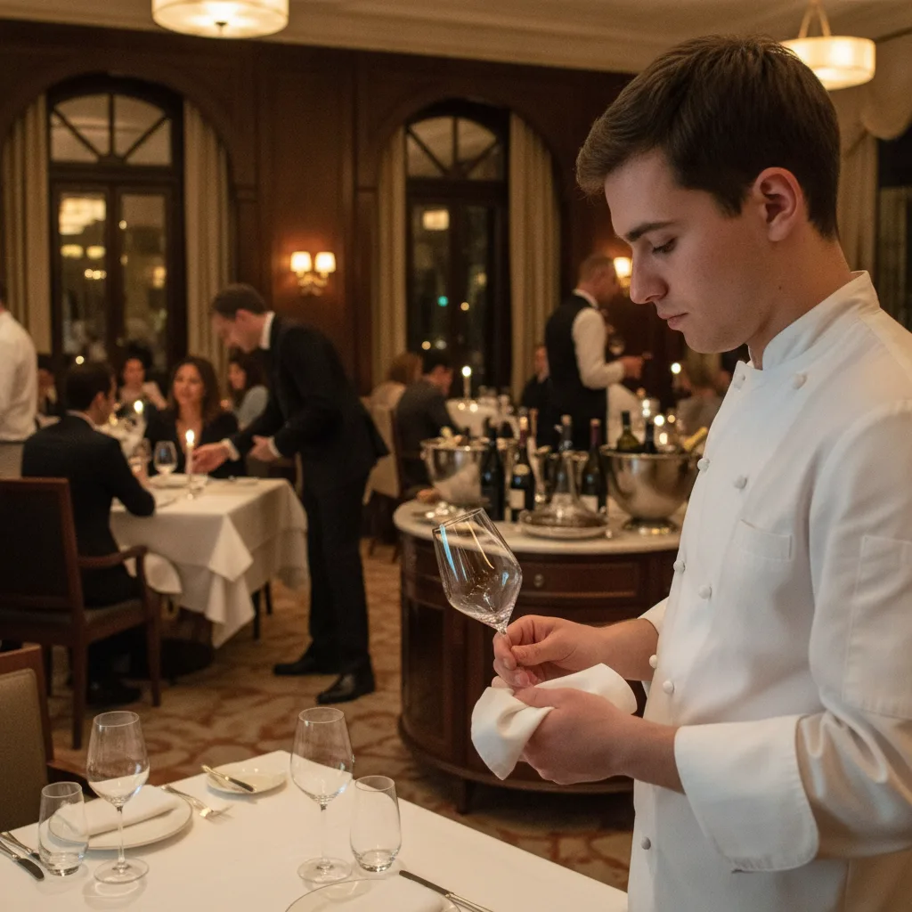 métier sommelier restaurant étoilé