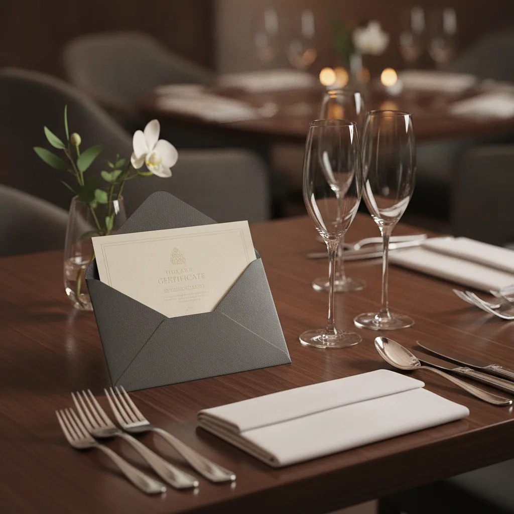 bon cadeau restaurant étoilé offrir